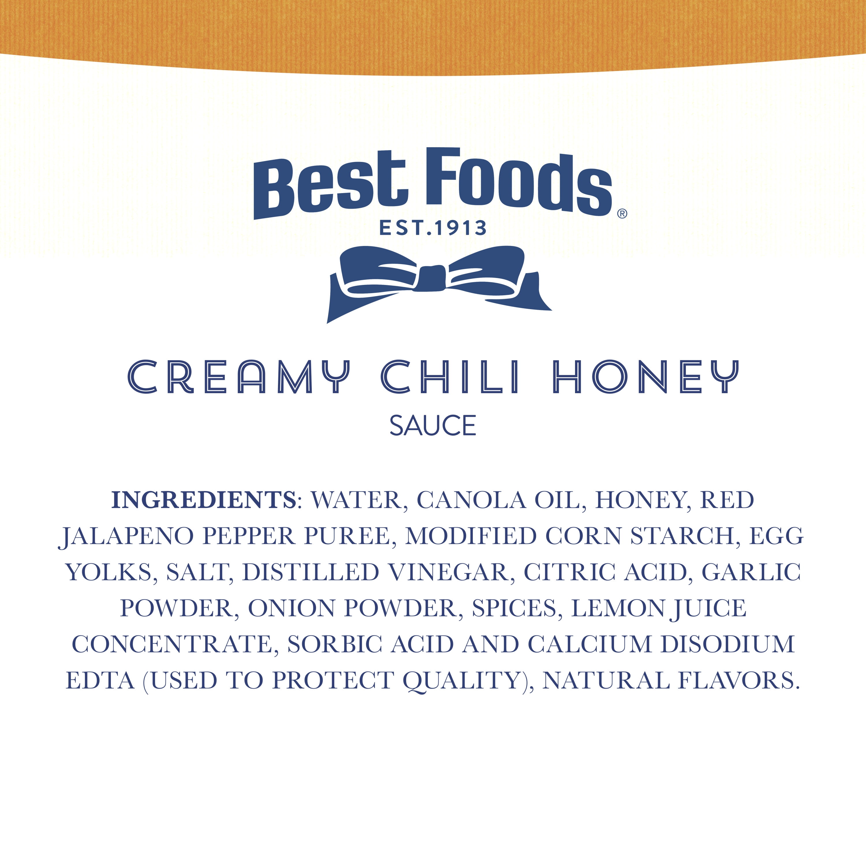 Best Foods Sauce Creamy Chili Honey 9 oz