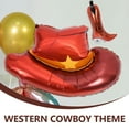 thumbnail image 4 of KAKOWELY globos de fiesta del oeste: decoraciones de papel de aluminio con sombrero y botas de vaquero, para despedidas de soltera y celebraciones de cumpleaños con temática del oeste., 4 of 5