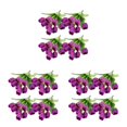 thumbnail image 4 of Ramo de Flores Artificiales Naiovety Real Touch Tulipanes Imitación Púrpura, 4 of 6