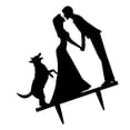 thumbnail image 5 of Acrylic  Silhouette Cake Topper Wedding Party Decoration, 5 of 6