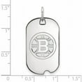 thumbnail image 2 of Women's Boston Bruins Sterling Silver Small Dog Tag, 2 of 5