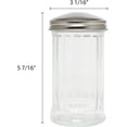 thumbnail image 6 of TrueCraftware- Set of 12 Sugar Cheese Shaker Pourer 12 oz. with Stainless Steel Hole Cap- Paneled design Sugar Cinnamon Sugar Pepper Powder Cocoa Shaker for Kitchen and Restaurants, 6 of 6