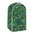 thumbnail image 2 of HELLHERO Christmas Tree Light Patterns Washable Polyester Dust Cover with Fitted for Home Kitchen, 2 of 6