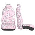 thumbnail image 3 of Yiaed Cute Rabbit Flower Print Car Seat Covers,Universal Auto Seats Protector Fits for Car,SUV Sedan,Truck,Automotive Seat Covers & Accessories(Two packs), 3 of 7