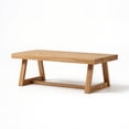 thumbnail image 3 of Classic Rectangular Coffee Table (54in x 24in / 1371mm x 609mm), Blonde Wirebrush, 3 of 4