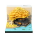 SHISHIan Christmas Decorations 2025 Desk Calendar With Led Lights Paper Carving 3D Calendar