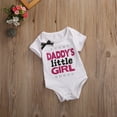 thumbnail image 5 of Newborn Baby Girls Romper, Infant One-Piece Letter Cartoon Print Jumpsuit, 5 of 5