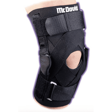 McDavid Deluxe Hinged Knee Brace - 427T - Small Size/Black Color