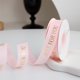 thumbnail image 4 of 1 Inch Gold Foil Print Grosgrain Ribbon For Flower Bouquet Wrapping Gift Wrap CraftS Bow Making DIY Wedding Supply, 4 of 4