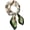 A001-green, variant on 27.5"x27.5" Satin Square Scarves for Women - Assorted Printed Silk Feeling Bandana & Neck Scarf Set