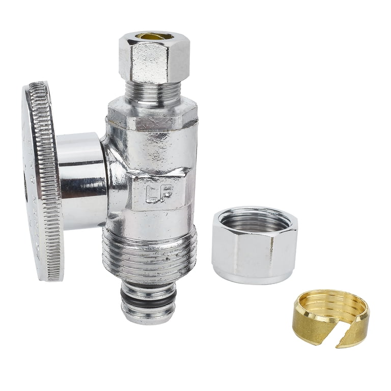 Keeney PP2887EZ Quarter Turn No Crimp PEX Straight Valve, 1/2-in