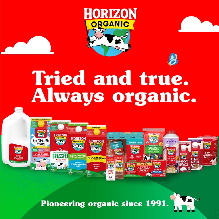 Horizon Organic Shelf Stable 1% Lowfat DHA Omega-3 Chocolate Milk