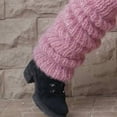 thumbnail image 4 of Knitted Leg Warmers for Women and Girls, Calf Cuffs In Braid Pattern for Indoor/Outdoor, Thick Boot Covers Foot Warming Covers, 4 of 4