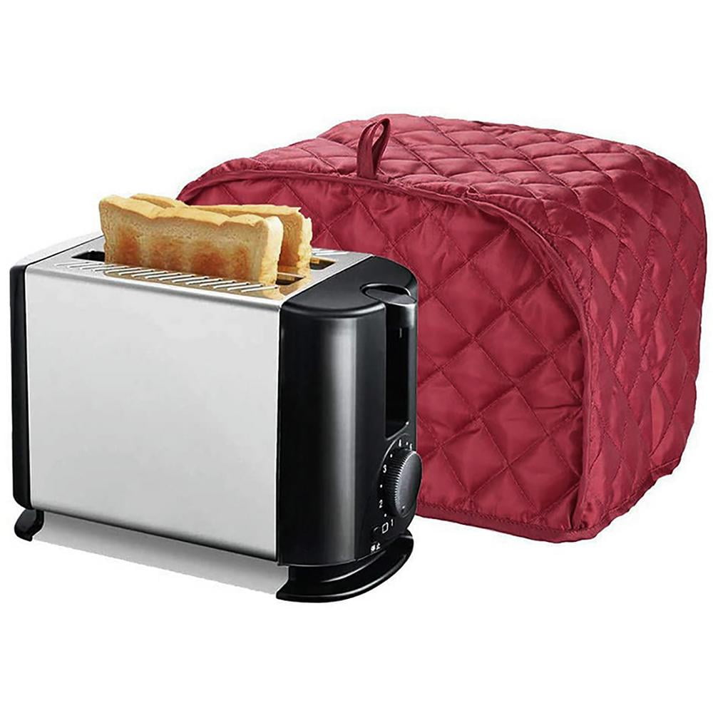 DUST & FLOATING PARTICLES FROM FALLING IN YOUR OPEN TOASTER SLOTS WITH A TOASTER HUGGEE® TOASTER COVER GERMS STOP 