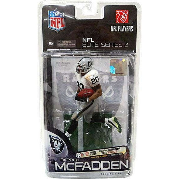 McFarlane NFL Sports Picks Elite 2011 Series 2 Darren McFadden Action Figure [White Jersey Bronze Collector Level Chase]