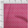 thumbnail image 2 of oneOone Velvet Magenta Fabric Tribal Sewing Craft Projects Fabric Prints By Yard 58 Inch Wide, 2 of 4