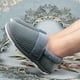 thumbnail image 3 of Zapatillas de casa para hombre, de invierno, peludas, cortas, de felpa, antideslizantes, para dormitorio, suaves, para interiores, 3 of 5