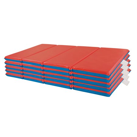 Heavy Duty Folding Rest Mat 4 Section 2in 5 Pack Walmart Com