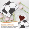 thumbnail image 2 of 100Pcs Soccer Lunch Napkin Printed Napkin Paper for Birthday Dinner Party Favors Supplies, 2 of 4