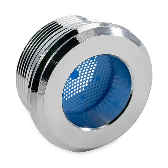 Camco Faucet Adapter - Lead-Free - Silver, Chrome-Plated Brass (40083)