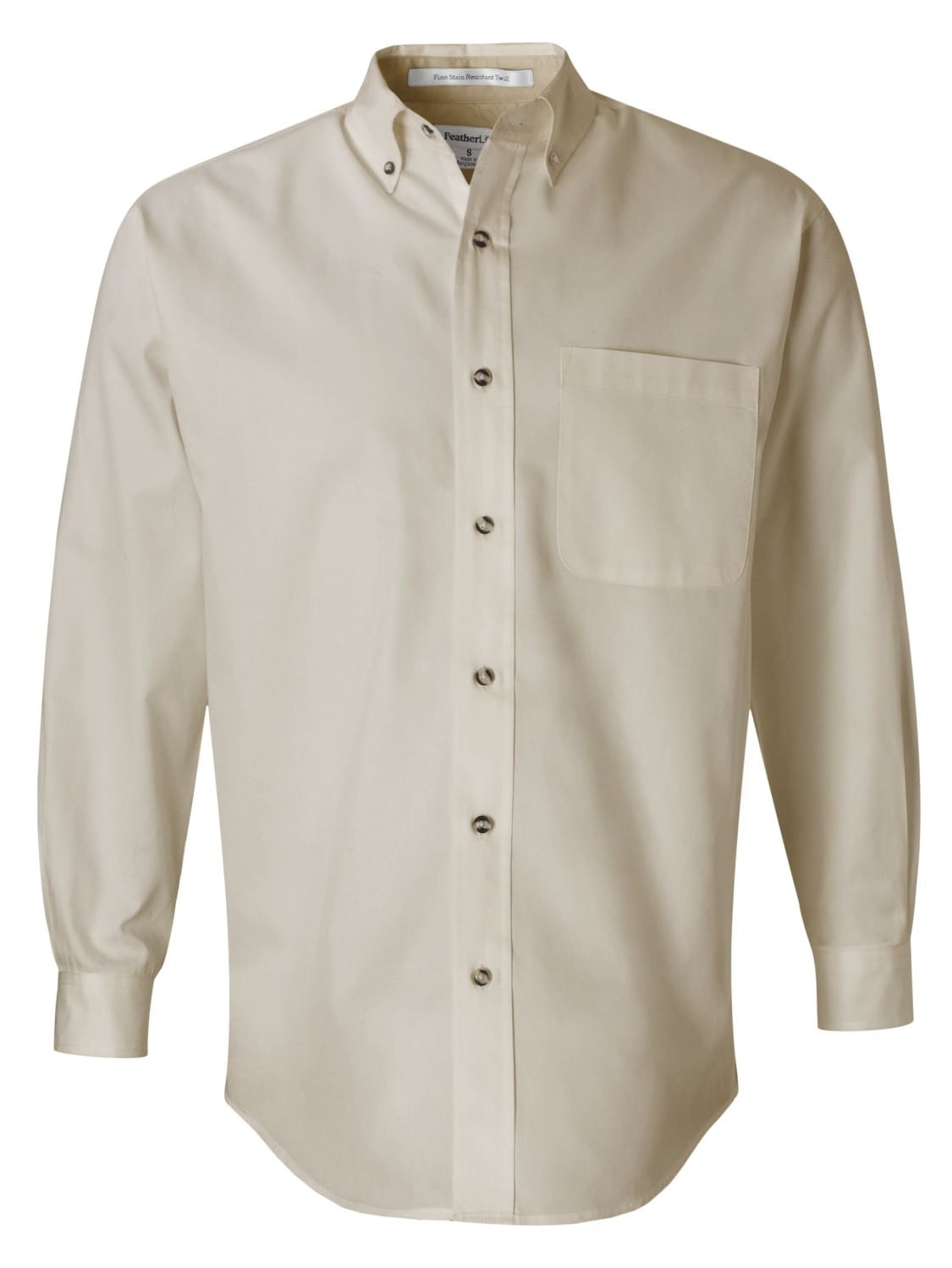 Featherlite - FeatherLite 3281 Long Sleeve Stain-Resistant Twill Shirt ...
