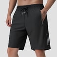thumbnail image 5 of Tech Shorts – 7 Inch Athletic Fit for Men Men's Athletic Casual Shorts Gym Workout Running Comfortable Loose Fit Striped Summer Short Pants With Pockets For Sports Outdoor, 5 of 5