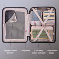 thumbnail image 4 of Jetstream® Ensemble de Valises Rigides à 5 pièces – Valise Enregistrée 28", Bagage à Main 20" et 3 Cubes de Rangement, 4 of 8