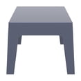 thumbnail image 4 of Compamia Box Resin Patio Coffee Table in Dark Gray, 4 of 5