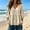 A3 Beige, variant on IPYUI Gauze Shirts for Women 3/4 Sleeve Beach Cover Up Long Sleeve Linen Shirt Hoodies Sweatshirt with Pocket Hooded Tops Boho Gauze Shirts Blouses for Women Plain Peasant V Neck Flowy Elegent Tops
