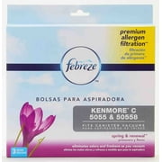 BISSELL Febreze Spring & Renewal Scent Kenmore C Vacuum Bags, 3 Pack, 21R53