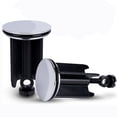 thumbnail image 1 of Tapón de fregadero universal de 40 mm, tapón de desagüe cromado y número de piezas: 2 y 15,89, 1 of 6