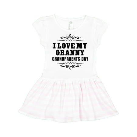 

Inktastic Grandparents Day I Love My Granny Gift Toddler Girl Dress