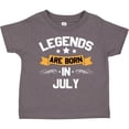 thumbnail image 3 of Inktastic Legends Are Born in July Boys or Girls Toddler T-Shirt, 3 of 5
