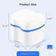 thumbnail image 4 of Dental Retainer Box with Rinseable Basket, Denture Box Denture Storage Container for Soaking and Cleaning Dentures - Blue, 4 of 5