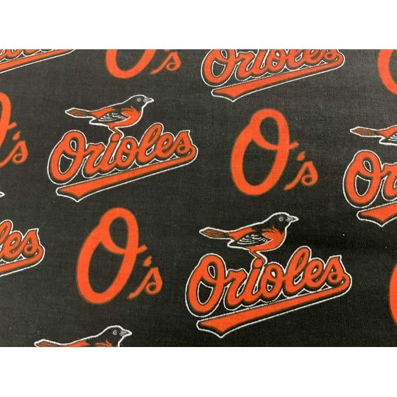MLB Baltimore Orioles Cotton Fabric - Sold By the Yard