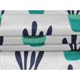 thumbnail image 5 of oneOone Silk Tabby Fabric Leaves & Floral Block Print Fabric BTY 42 Inch Wide, 5 of 5