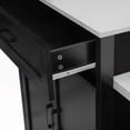 thumbnail image 4 of Kitchen Island with Double Storage & 2-6 Person Extendable Dining | 2 AC & USB Features | Two-tone Elegance, 4 of 26