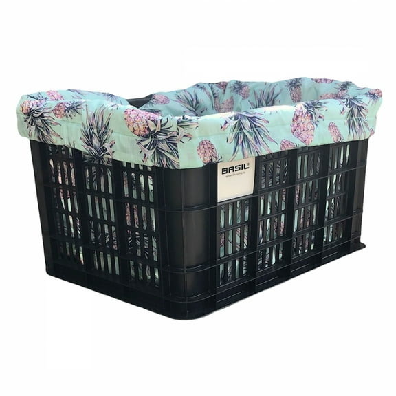 Cruiser Candy Style Up Rear E-Bike Basket Liner Pineapple Medium