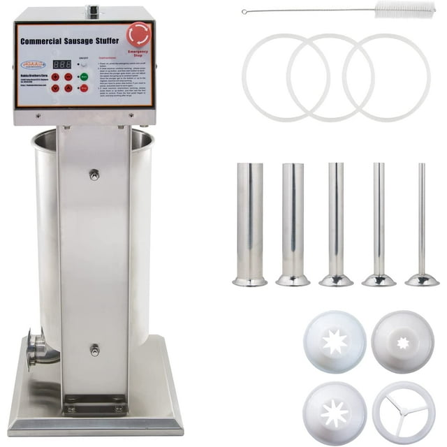 Hakka 25LB Electric Sausage Stuffer Stainless Steel and Vertical