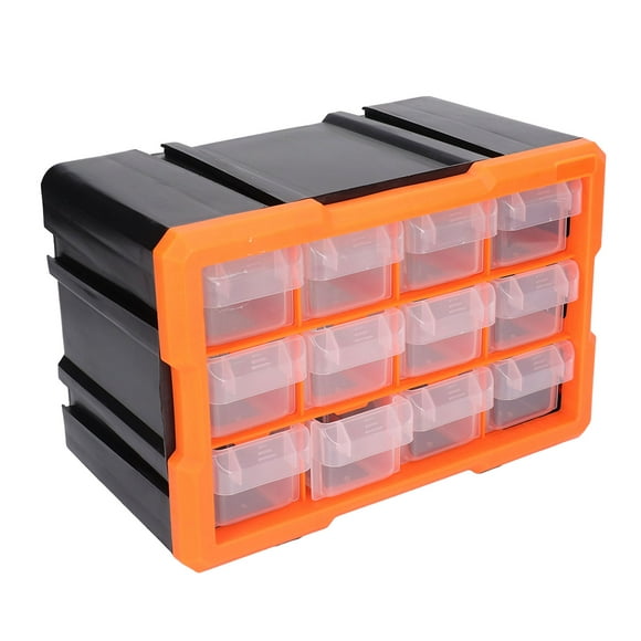 Hardware Drawer Organizer, Practical PVC Drawer Parts Box Wall Mount for Office