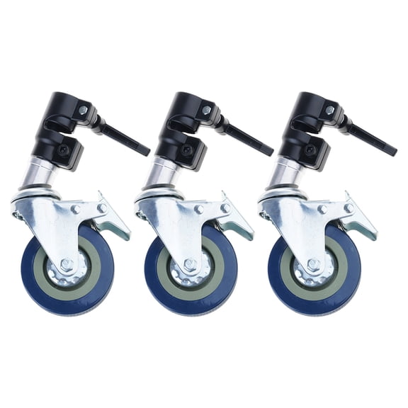 Heavy Duty Rolling Light Stand with Swiveling Casters 360 Degree Rotating for Photographers and Video Production Teams