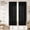Black, variant on Short Linen Tier Curtains Rod Pocket Semi Sheer Kitchen Window Curtain Burlap Light Filtering Thick Linen Drapes 30 x 24 Inches White Set of 2 Panels