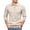 Beige, variant on Men's Knit Polo Sweater Long Sleeve Button Collar Pullover Casual Top