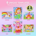 thumbnail image 3 of Klever Kits Glow Sand Painting, Glow-in-the-Dark Sand Art & Craft Kit for Kids, Birthday Gifts for Girls Ages 5+, 3 of 9
