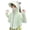 Green, variant on Bovxnpu Boys Girls Tops Lightweight Long Sleeve Zip Up Hoodie Jacket, Girls Thin Zip-Up Hoodie Sun Protection Jacket Hooded Shirt Pockets Running Outdoor Free Size