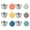 Mix Color 6pcs, variant on Selrti Salad Dressing Container, 1.6oz Leakproof Airtight Dip Container with Lids, Reusable Stainless Steel Condiment Cups for Lunch Boxes, Picnics and Travel
