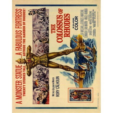 The Colossus of Rhodes POSTER (22x28) (1961) (Half Sheet Style A)