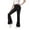 Black, variant on Womens Workout Pants Casual High Waist Flare Stretchy Thin Gold Print Trousers Bootcut Bottoms Womens Trousers 01_Red,S