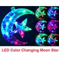 thumbnail image 3 of Twinkle Star 138 LED Star Moon Curtain String Lights, Window Curtain Lights with 8 Flashing Modes Wedding Party, Home, Patio Lawn Decorations (RGB), 3 of 6