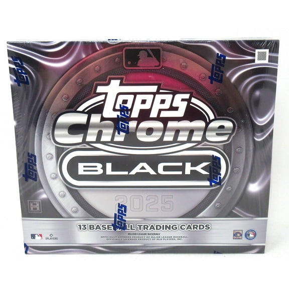 2025 Topps Chrome Black Baseball Box (Hobby) (2/6 and 1/1)